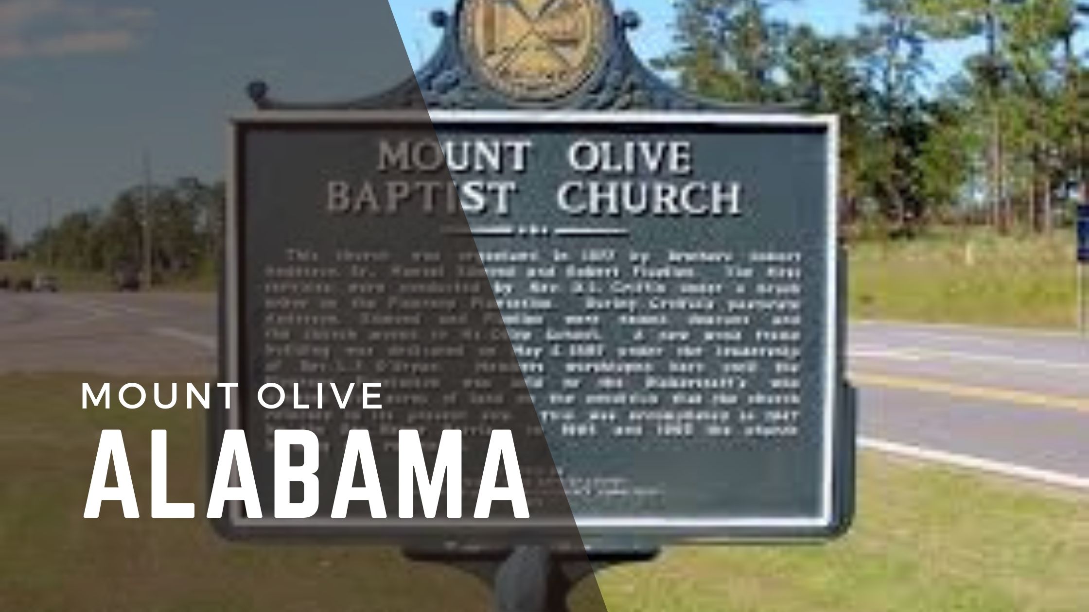 Mount Olive Alabama