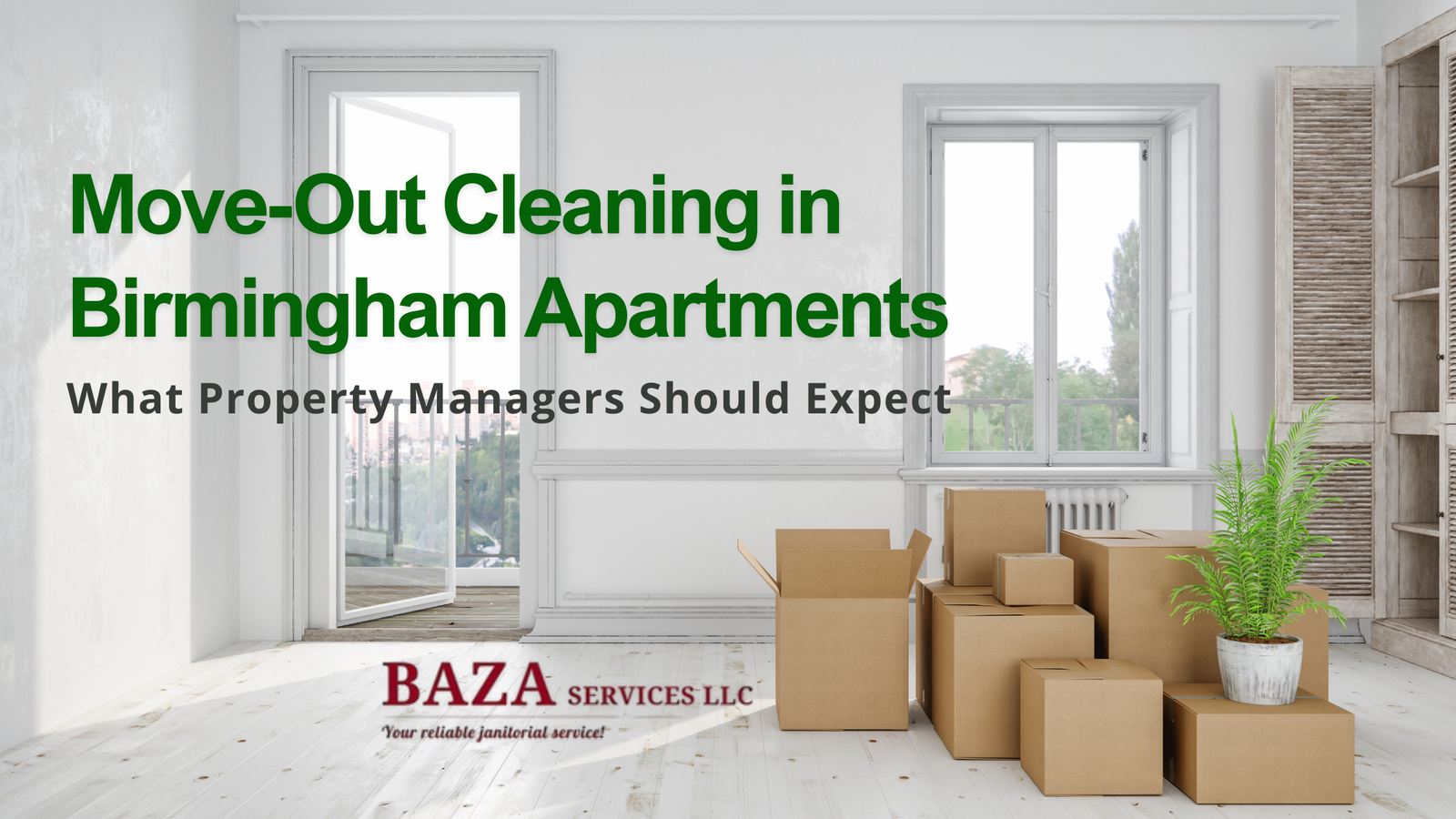 Move-Out Cleaning in Birmingham Apartments