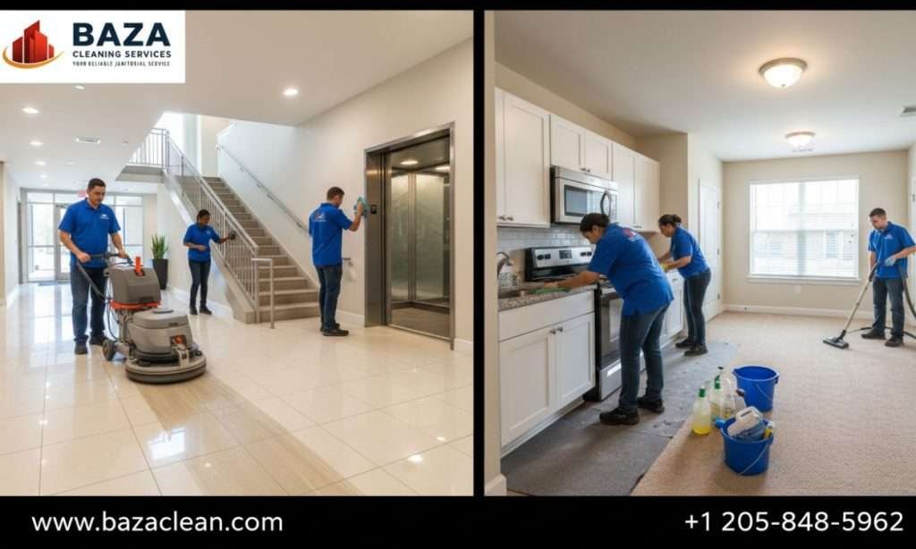 Common Area Cleaning vs Unit Cleaning