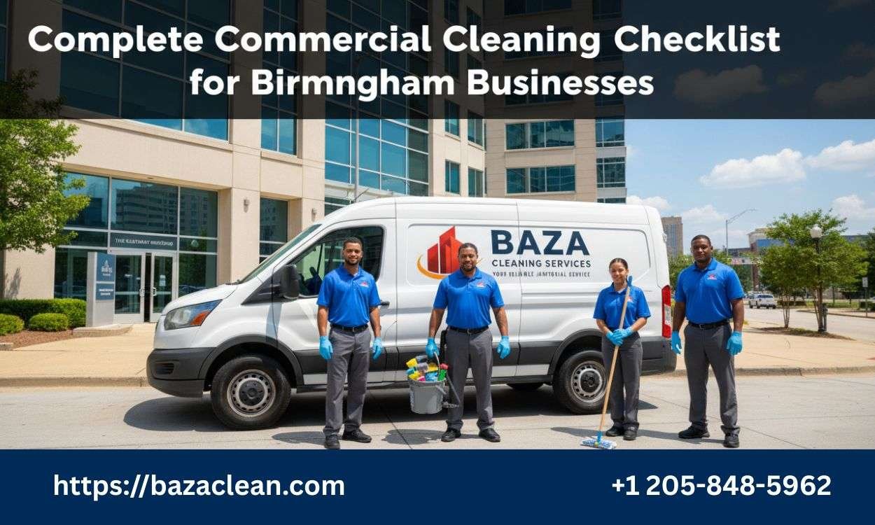 Complete Commercial Cleaning Checklist for Birmingham Businesses