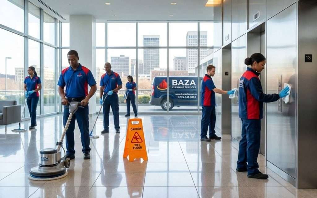 professional janitorial team in clean Birmingham AL