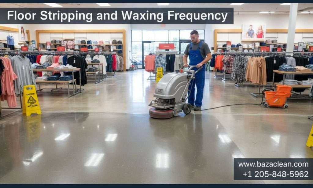 Floor Stripping and Waxing Frequency
