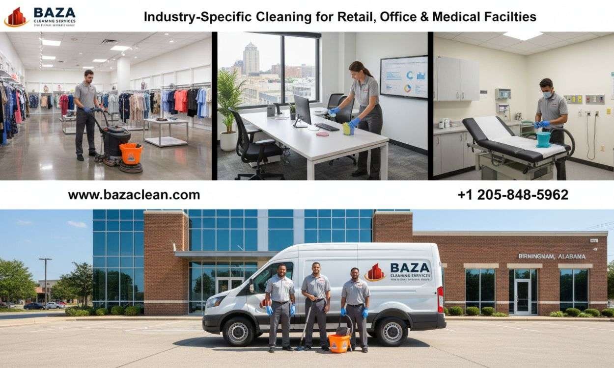 Industry-Specific Cleaning for Retail, Office & Medical Facilities