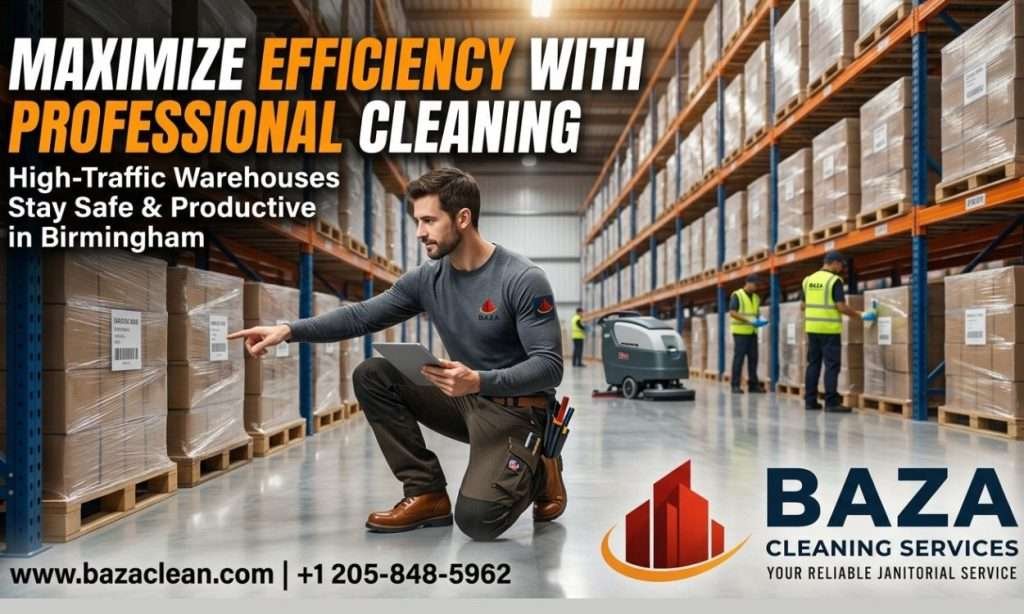 Maximize Efficiency with Professional Warehouse Cleaning | Birmingham High-Traffic Facility Experts