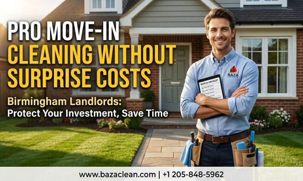 Pro Move-In Cleans Without Surprise Costs | Birmingham Landlord Cleaning Services