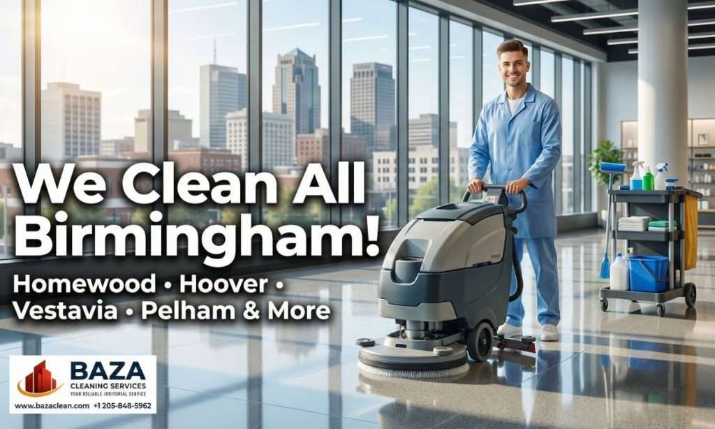 Professional cleaning services across Birmingham Alabama.