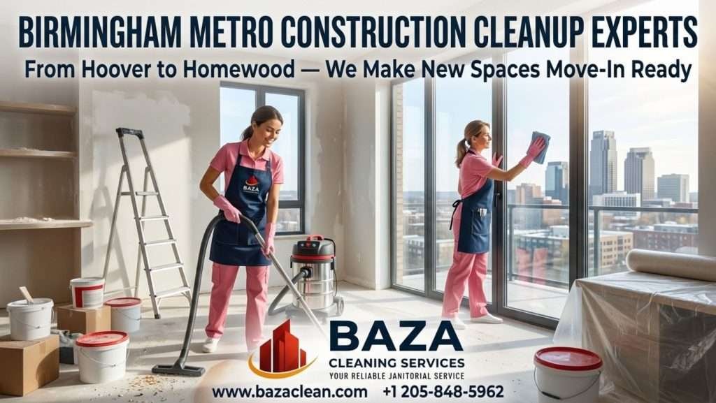 Birmingham Metro Post-Construction Cleaning Experts – Making New Homes Move-In Ready