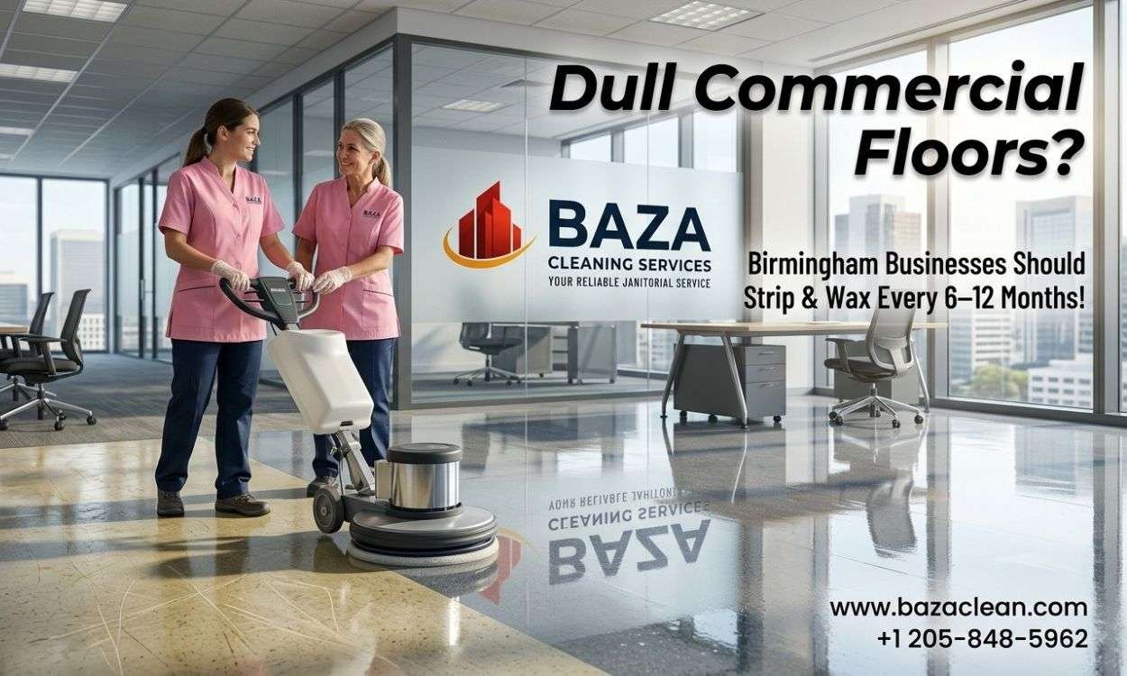Commercial Floor Strip & Wax Birmingham Restore Dull Office Floors Fast