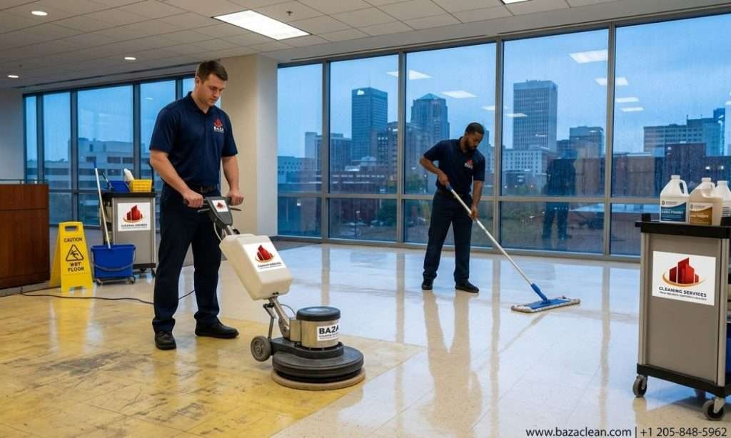 Commercial Floor Stripping and Waxing Services in Birmingham