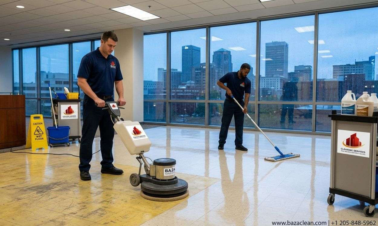 Commercial Floor Stripping and Waxing Services in Birmingham