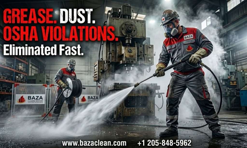 Eliminate Grease, Dust & OSHA Risks in Your Birmingham Facility