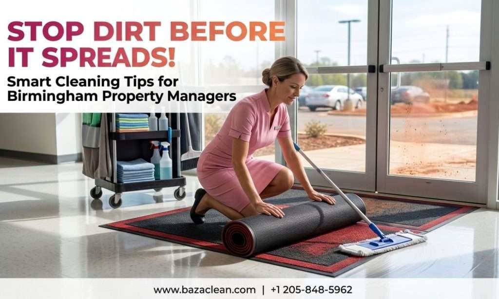 How Entrance Cleaning Protects Birmingham Commercial Floors