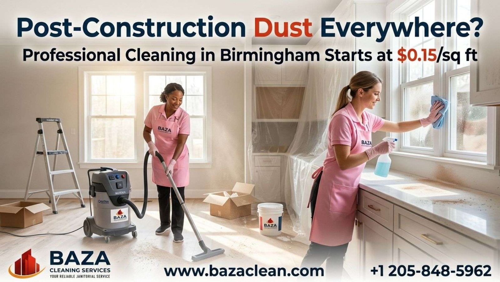 Post-Construction Cleaning in Birmingham – Removing Dust and Debris After Renovation