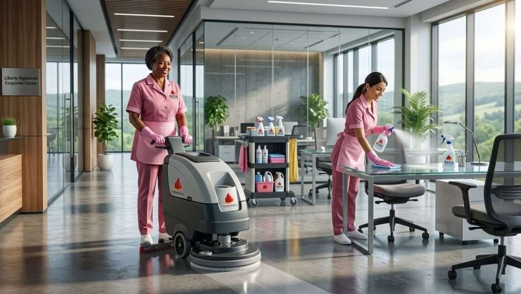 Trusted Janitorial Support for Liberty Highlands Businesses.