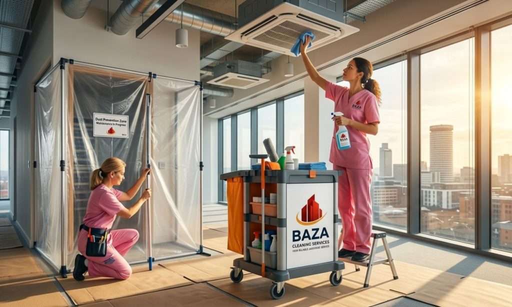 construction dust prevention cleaning tips Birmingham