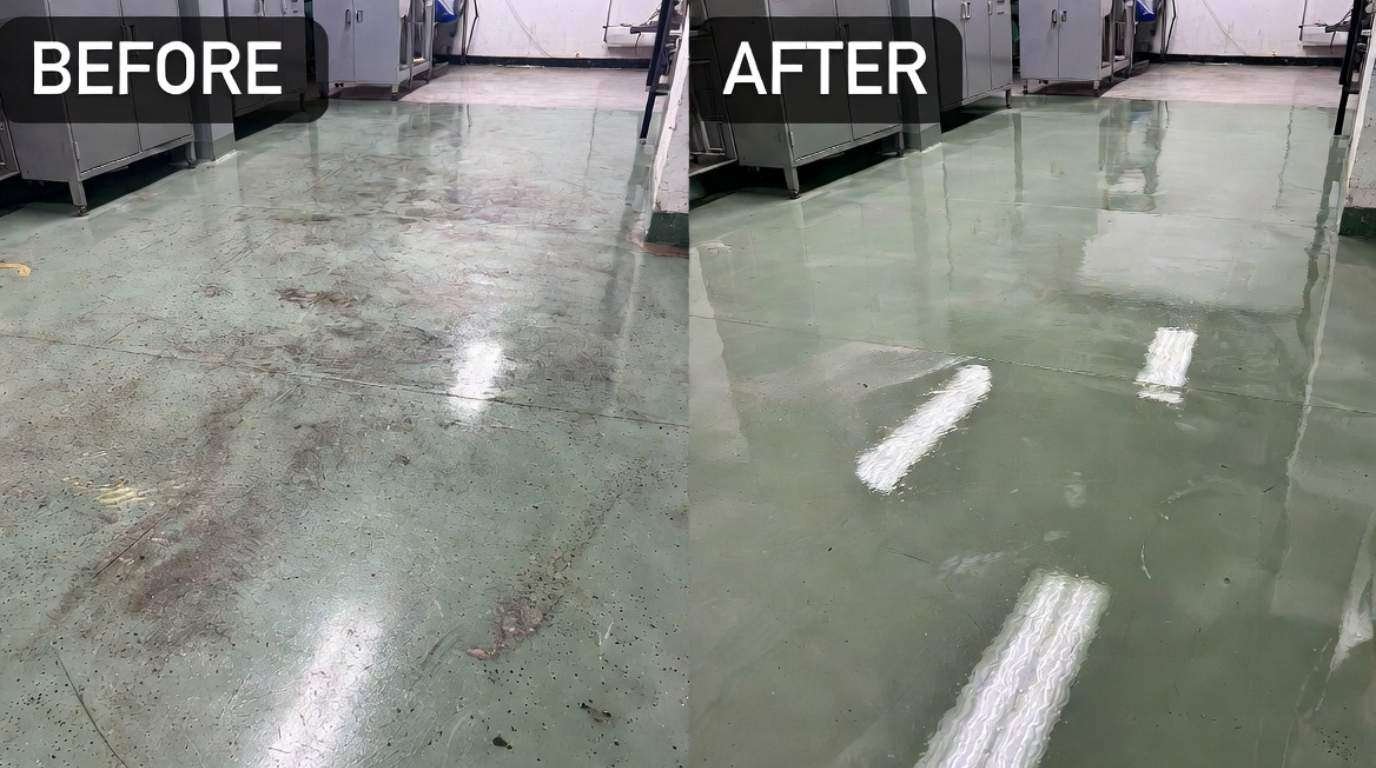 Floor Stripping, Waxing
