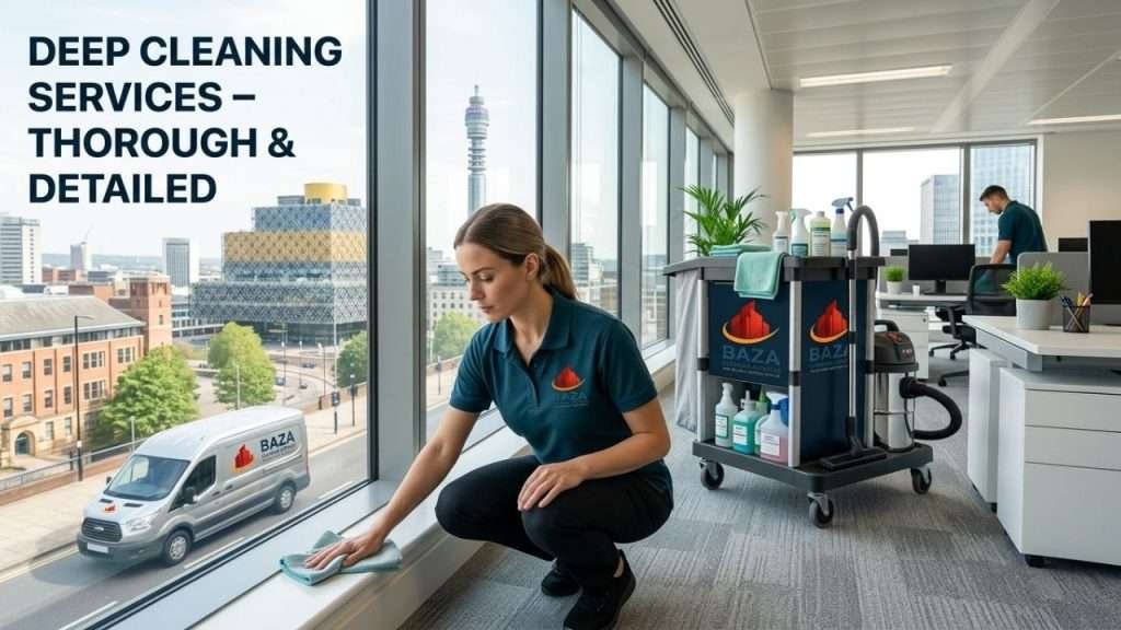 Deep cleaning services vs janitorial in Birmingham AL - thorough professional cleaning