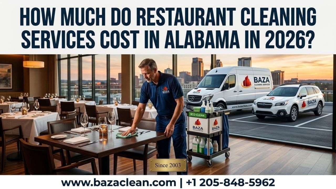 How much do restaurant cleaning services cost in Alabama