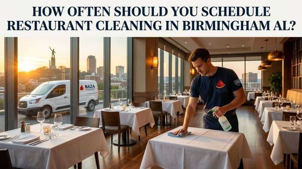 How often should you schedule restaurant cleaning in Birmingham AL
