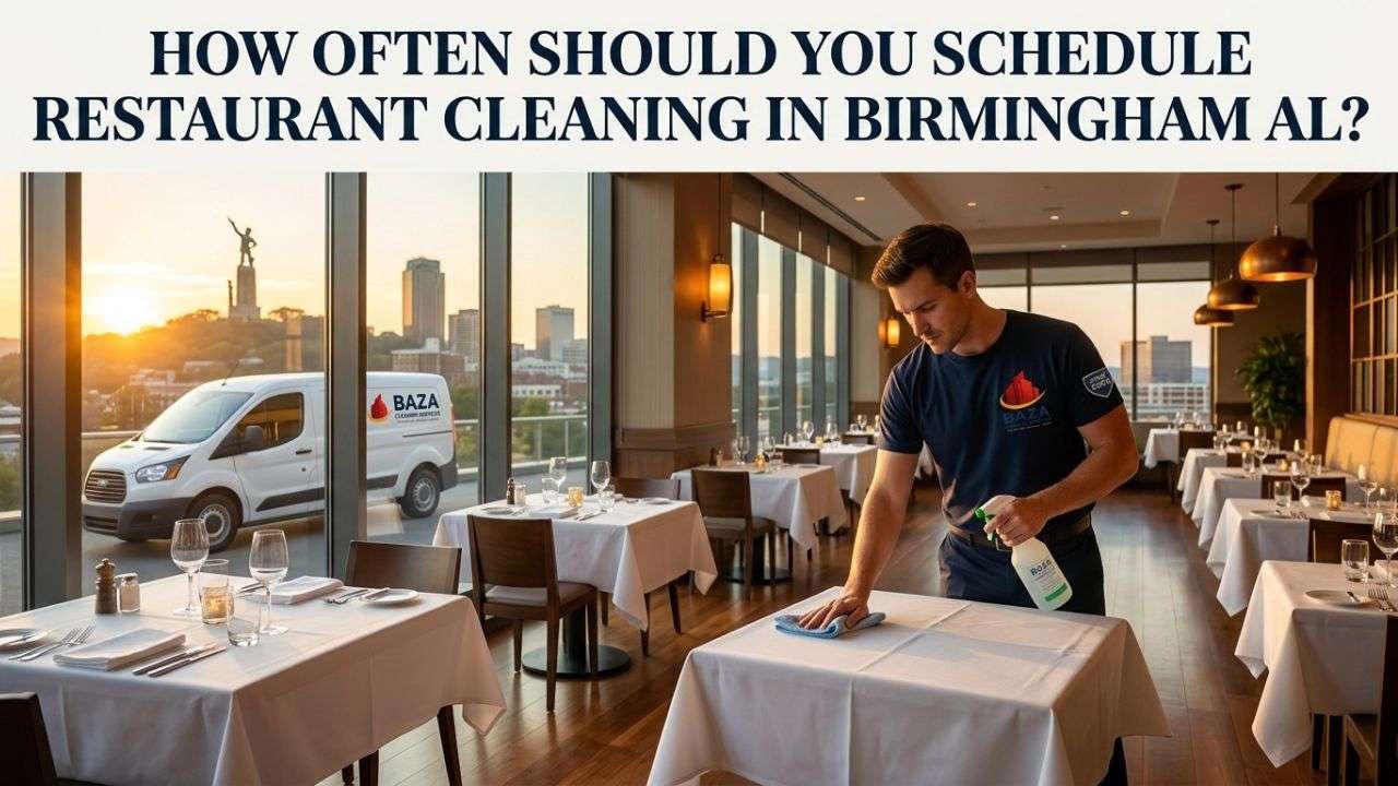 How often should you schedule restaurant cleaning in Birmingham AL