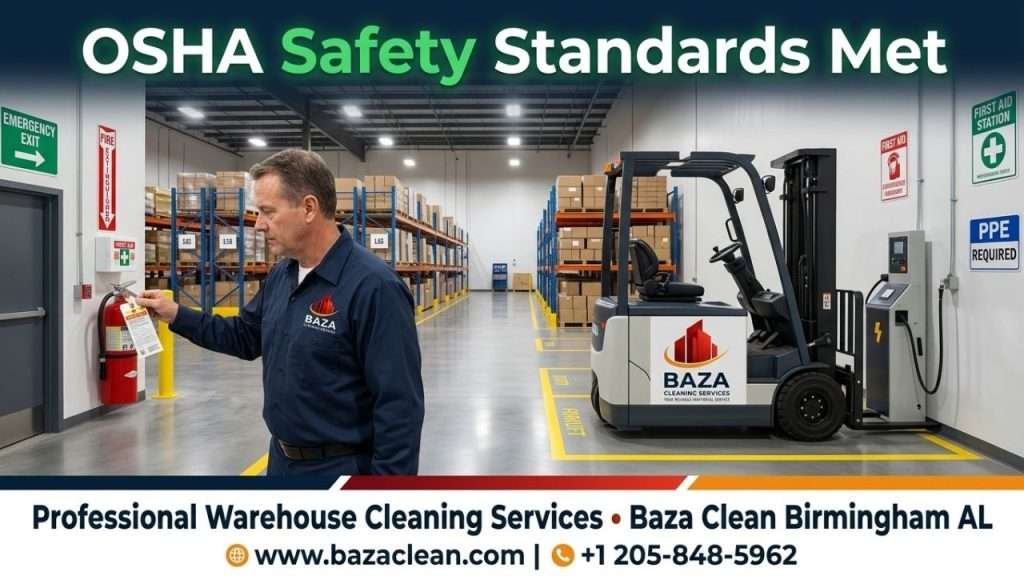 OSHA compliant warehouse cleaning services in Birmingham