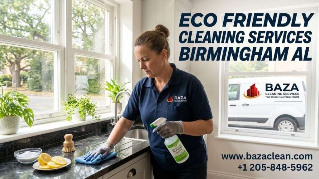 Professional eco friendly house cleaning Birmingham AL - Baza Clean