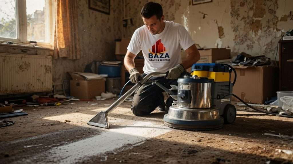 Professional carpet steam cleaning by Baza Services LLC