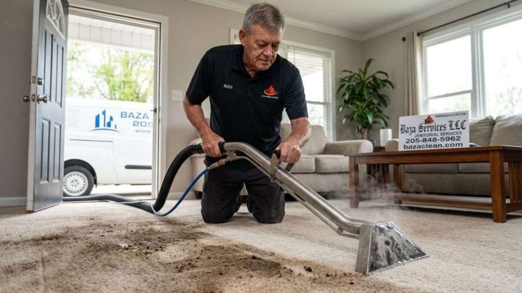 Professional deep carpet cleaning to prevent recurring stains in Birmingham